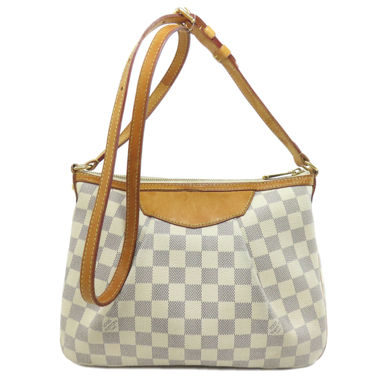 LOUIS VUITTON ルイヴィトン N41112 シラク―サPM ショルダーバッグ ダミエキャンバス レディース 中古