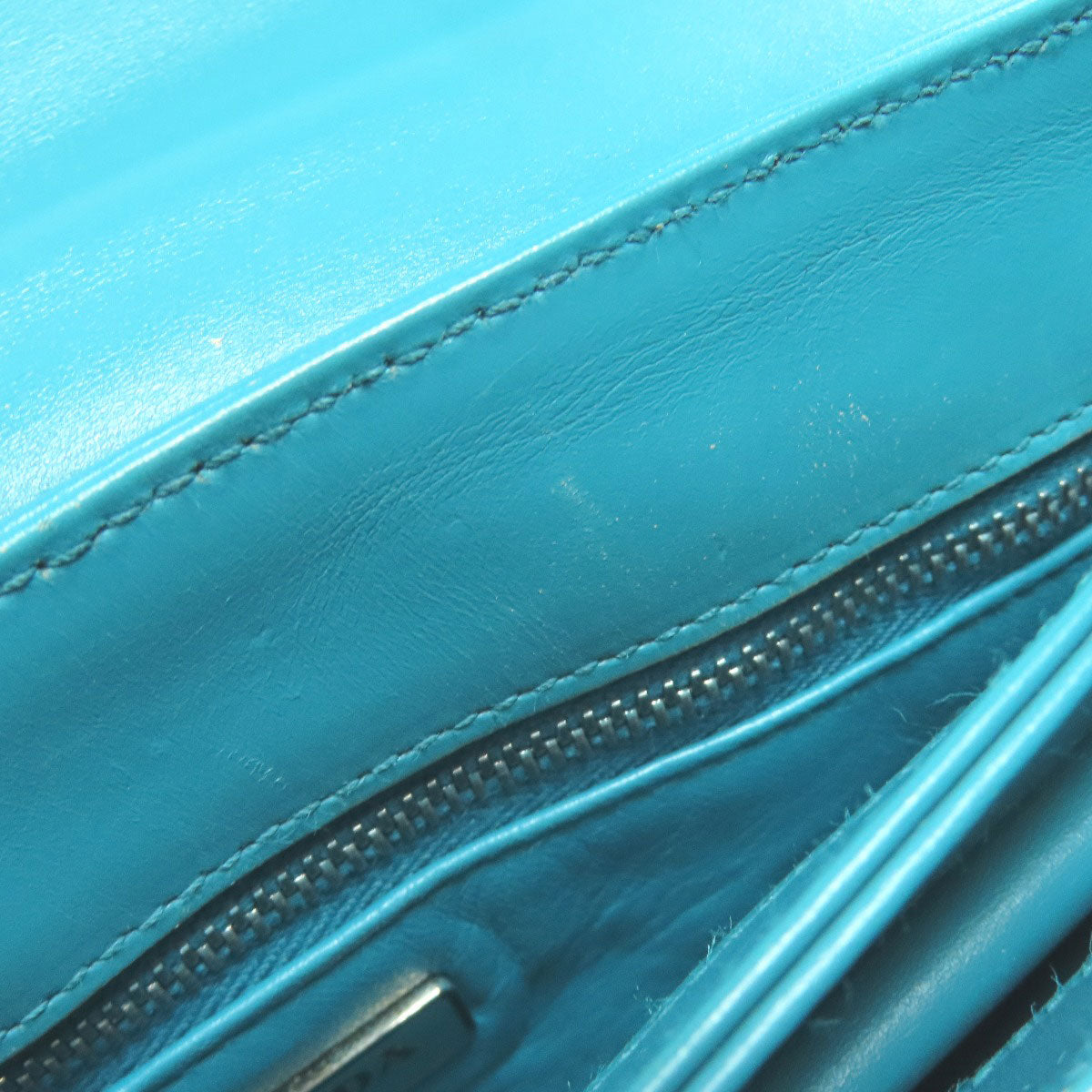 PRADA プラダ チェーンショルダー ショルダーバッグ レザー レディース 中古