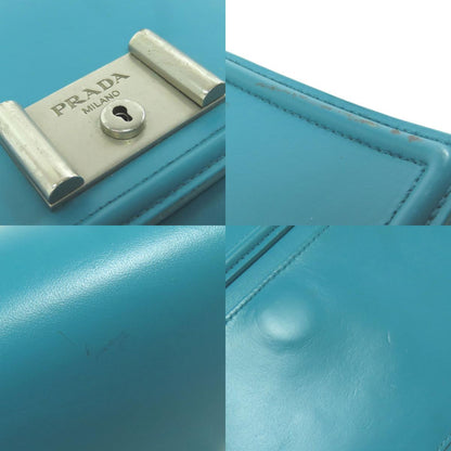 PRADA プラダ チェーンショルダー ショルダーバッグ レザー レディース 中古