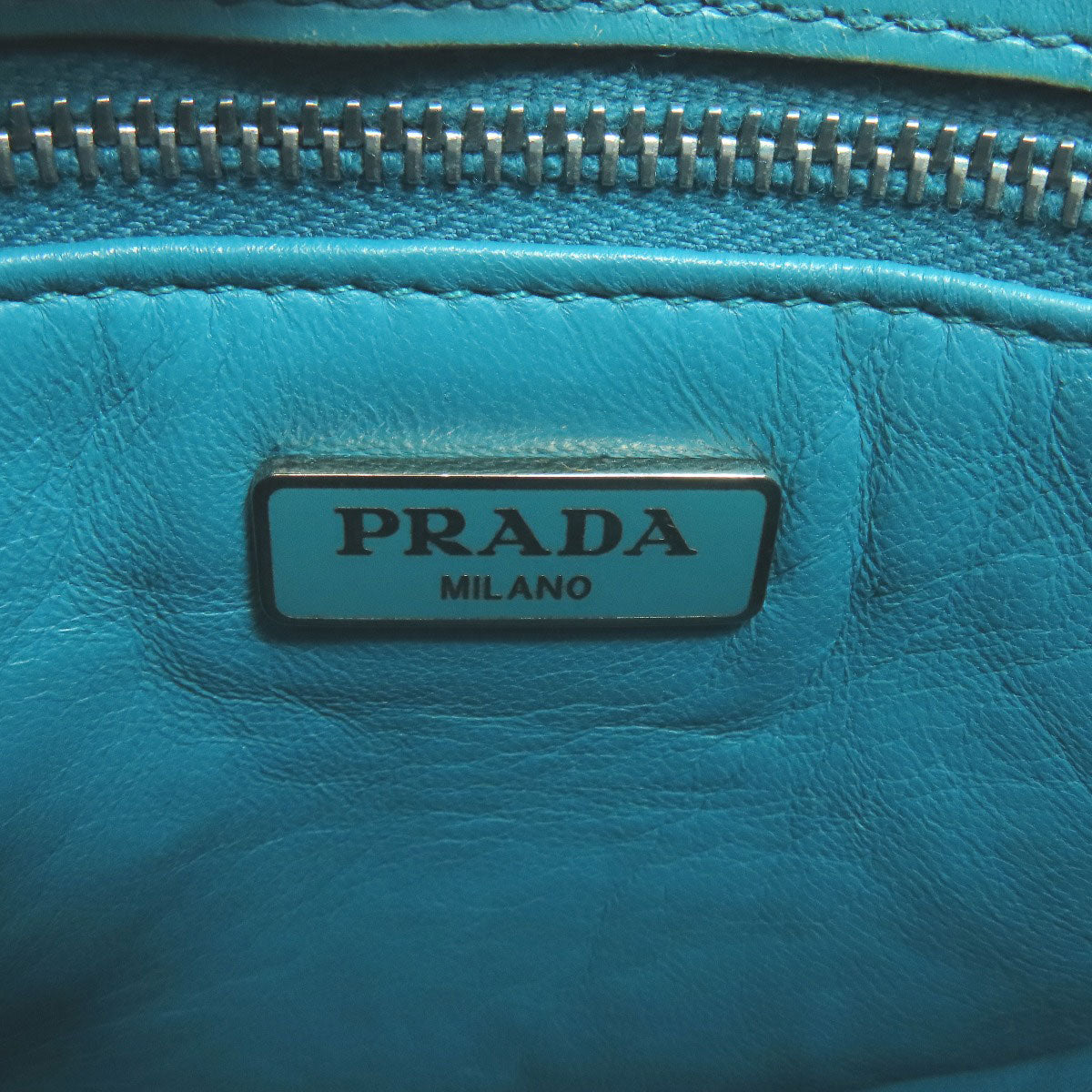 PRADA プラダ チェーンショルダー ショルダーバッグ レザー レディース 中古