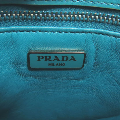 PRADA プラダ チェーンショルダー ショルダーバッグ レザー レディース 中古