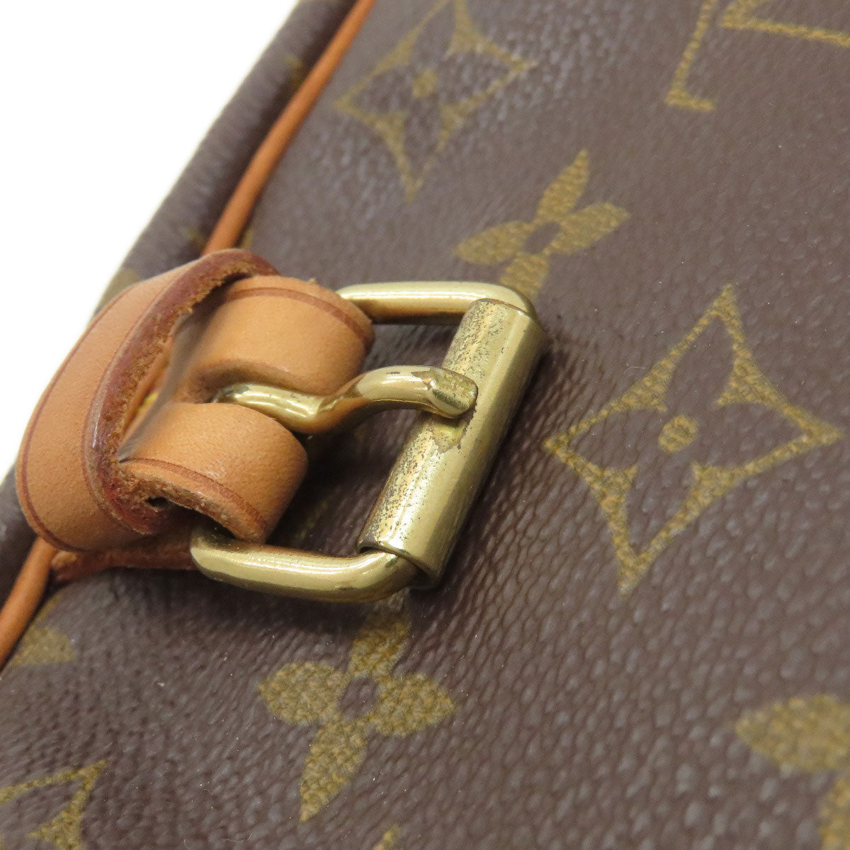 LOUIS VUITTON ルイヴィトン M40710 ソミュールMM ショルダーバッグ モノグラムキャンバス レディース 中古