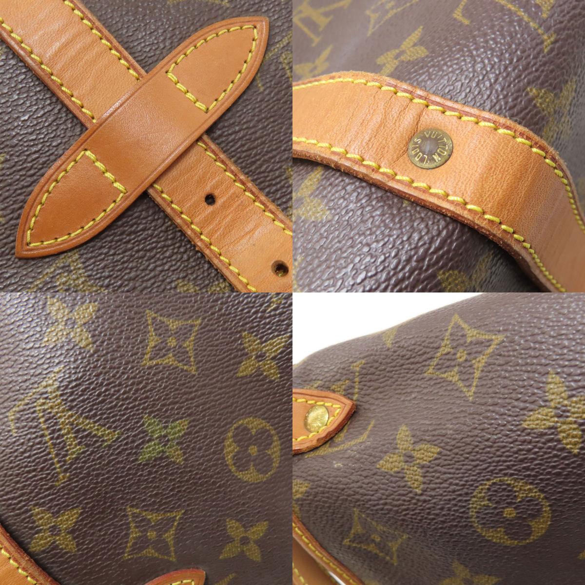 LOUIS VUITTON ルイヴィトン M40710 ソミュールMM ショルダーバッグ モノグラムキャンバス レディース 中古