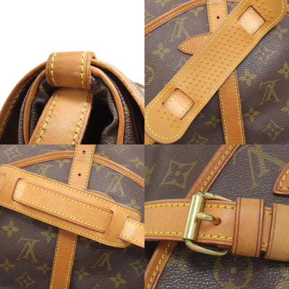 LOUIS VUITTON ルイヴィトン M40710 ソミュールMM ショルダーバッグ モノグラムキャンバス レディース 中古
