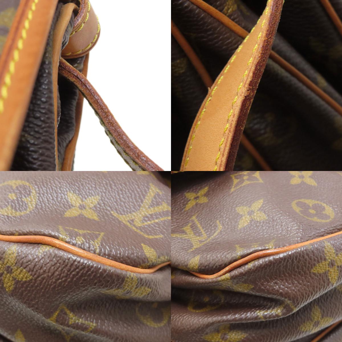 LOUIS VUITTON ルイヴィトン M40710 ソミュールMM ショルダーバッグ モノグラムキャンバス レディース 中古