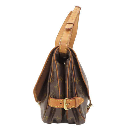 LOUIS VUITTON ルイヴィトン M40710 ソミュールMM ショルダーバッグ モノグラムキャンバス レディース 中古