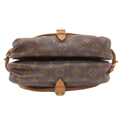 LOUIS VUITTON ルイヴィトン M40710 ソミュールMM ショルダーバッグ モノグラムキャンバス レディース 中古