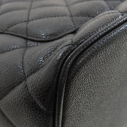 CHANEL シャネル 復刻トート シルバー金具 トートバッグ グレインド カーフスキン レディース 中古