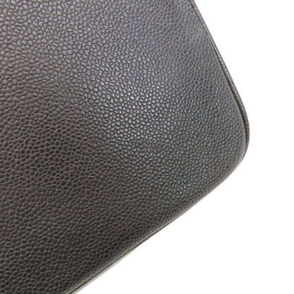 CHANEL シャネル 復刻トート シルバー金具 トートバッグ グレインド カーフスキン レディース 中古