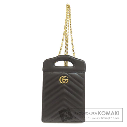 GUCCI グッチ 699756 GGマーモント 2WAY ショルダーバッグ カーフ レディース 中古