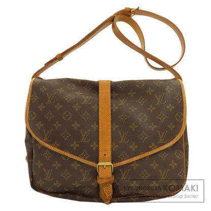 LOUIS VUITTON ルイヴィトン M42254 ソミュール35 ショルダーバッグ モノグラムキャンバス レディース 中古