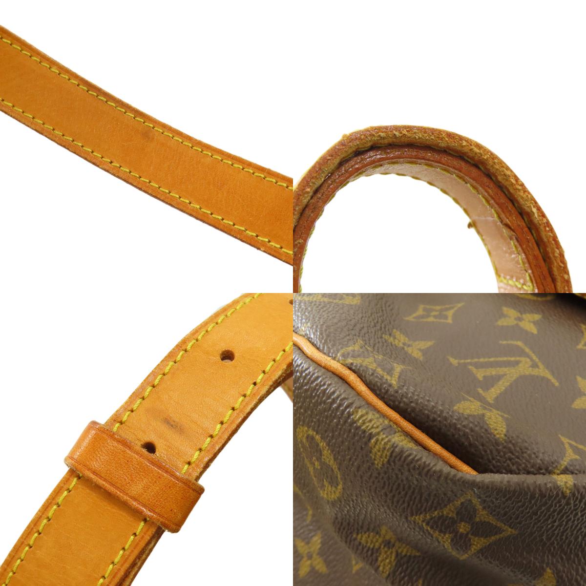 LOUIS VUITTON ルイヴィトン M42254 ソミュール35 ショルダーバッグ モノグラムキャンバス レディース 中古
