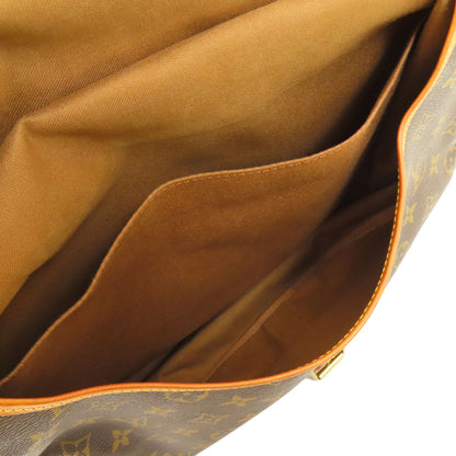 LOUIS VUITTON ルイヴィトン M42254 ソミュール35 ショルダーバッグ モノグラムキャンバス レディース 中古