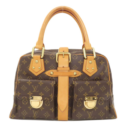 LOUIS VUITTON ルイヴィトン M40025 マンハッタンGM ハンドバッグ モノグラムキャンバス レディース 中古