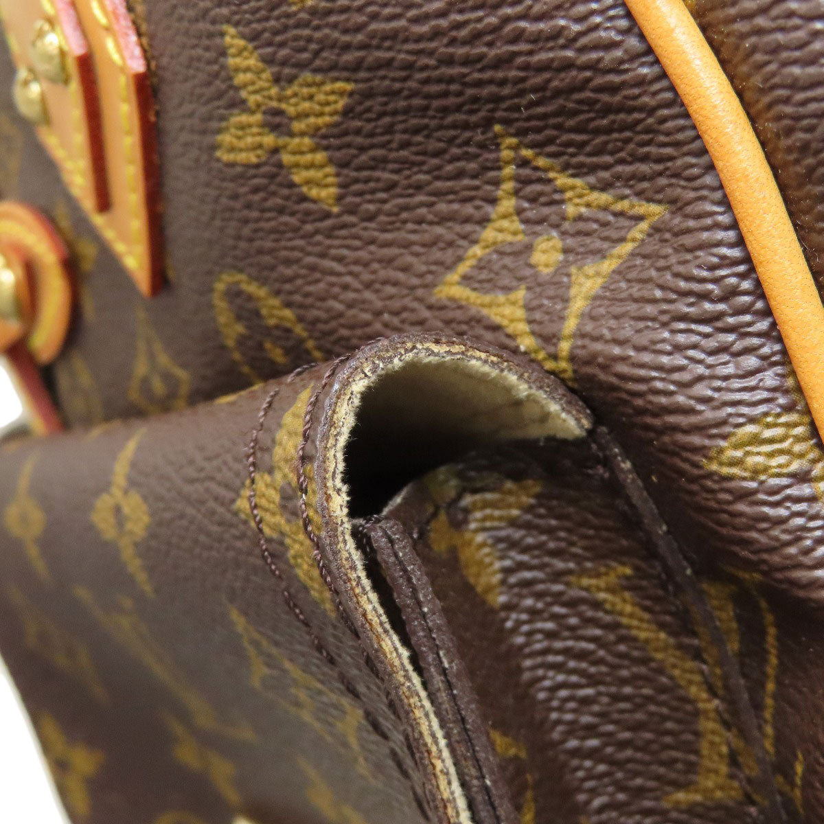 LOUIS VUITTON ルイヴィトン M40025 マンハッタンGM ハンドバッグ モノグラムキャンバス レディース 中古