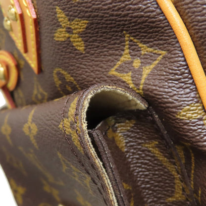 LOUIS VUITTON ルイヴィトン M40025 マンハッタンGM ハンドバッグ モノグラムキャンバス レディース 中古