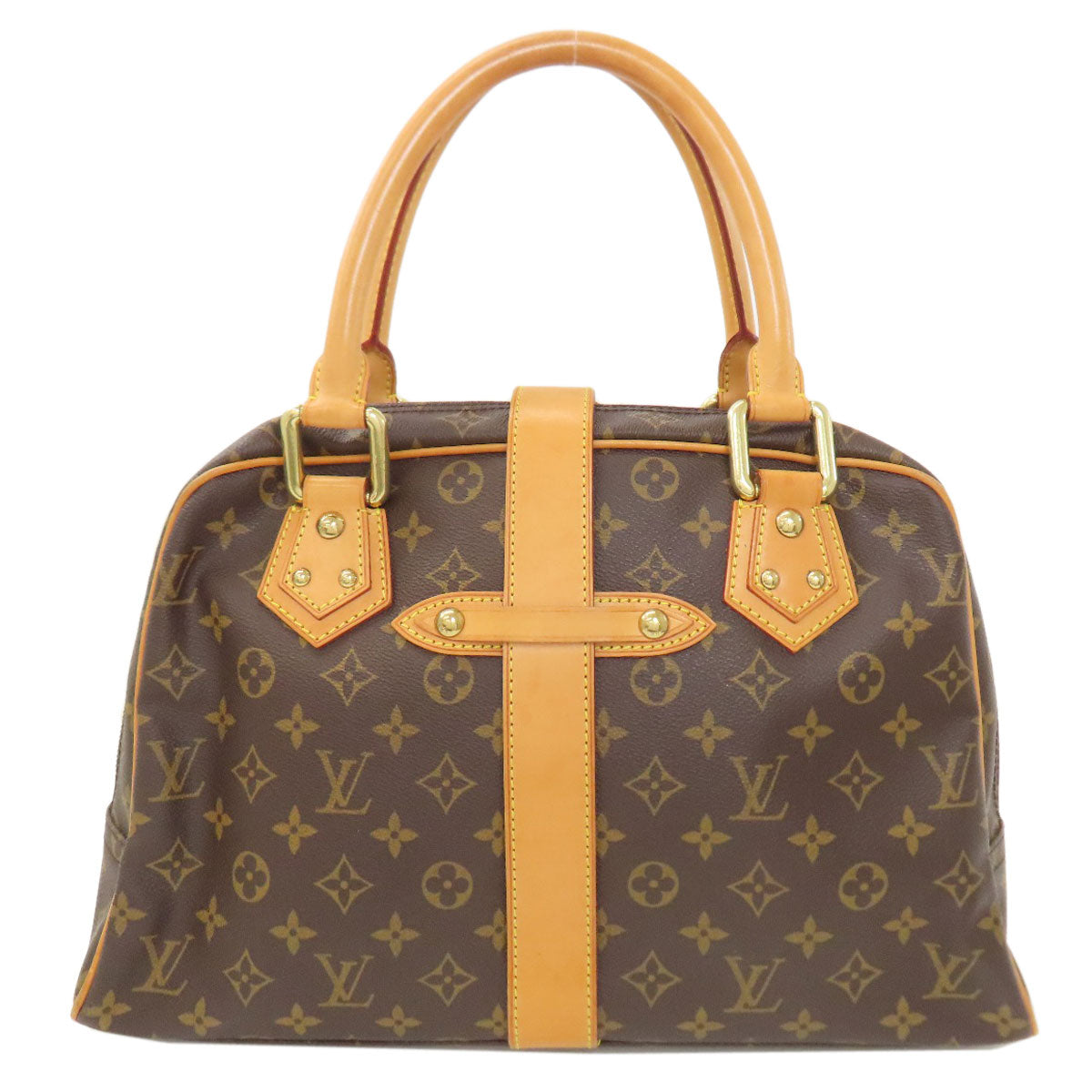 LOUIS VUITTON ルイヴィトン M40025 マンハッタンGM ハンドバッグ モノグラムキャンバス レディース 中古