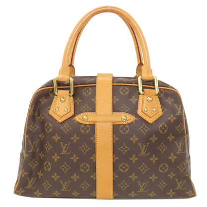 LOUIS VUITTON ルイヴィトン M40025 マンハッタンGM ハンドバッグ モノグラムキャンバス レディース 中古