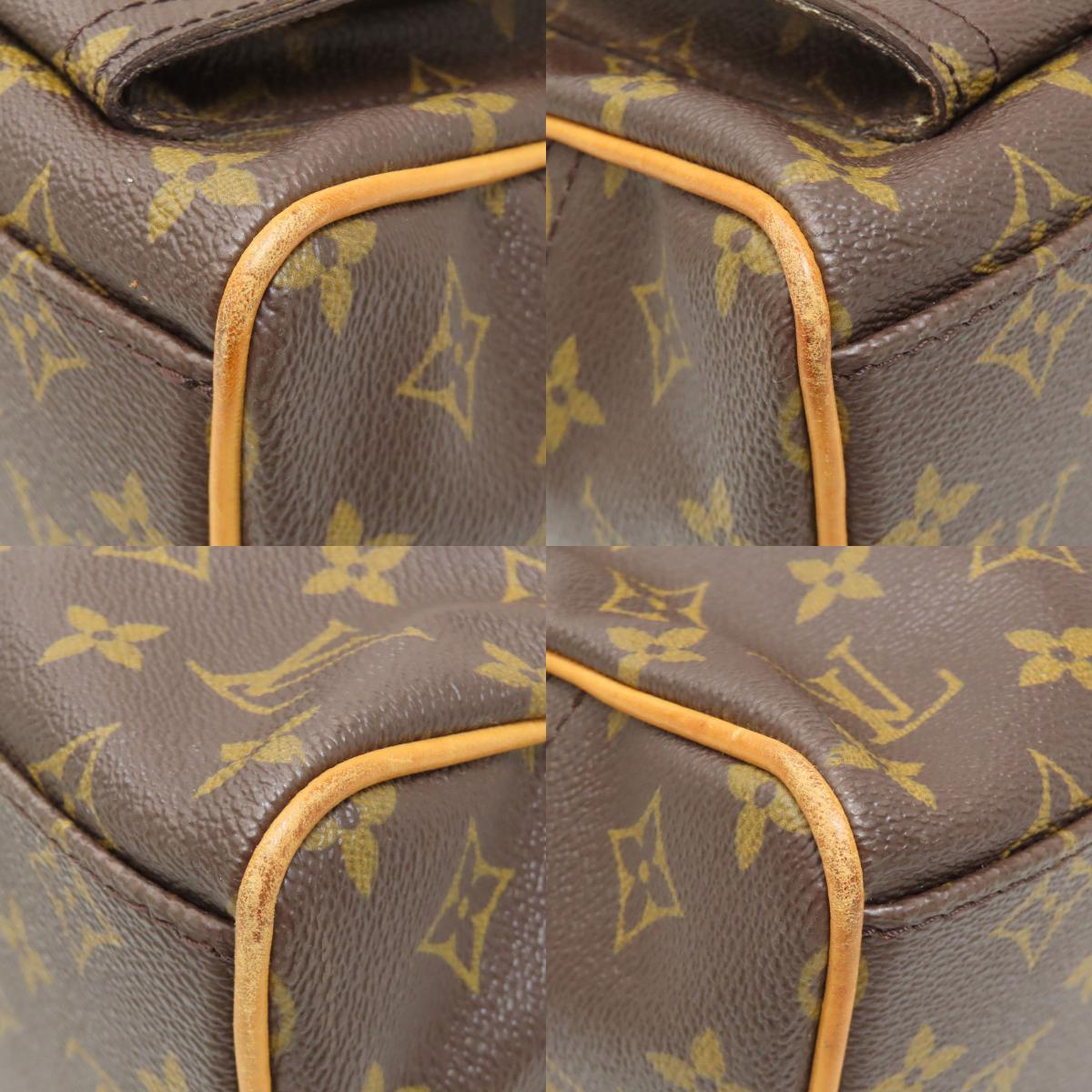 LOUIS VUITTON ルイヴィトン M40025 マンハッタンGM ハンドバッグ モノグラムキャンバス レディース 中古