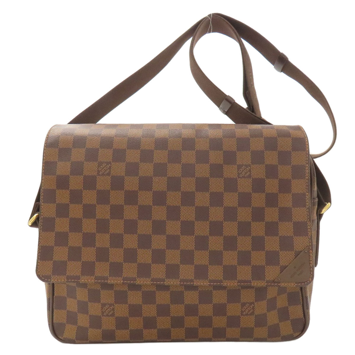 LOUIS VUITTON ルイヴィトン N41149 シェルトンMM ショルダーバッグ ダミエキャンバス レディース 中古