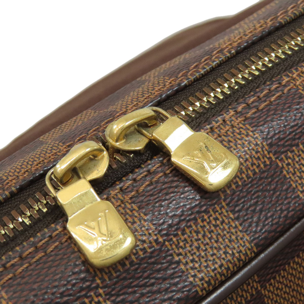 LOUIS VUITTON ルイヴィトン N41149 シェルトンMM ショルダーバッグ ダミエキャンバス レディース 中古