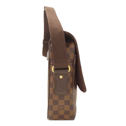 LOUIS VUITTON ルイヴィトン N41149 シェルトンMM ショルダーバッグ ダミエキャンバス レディース 中古