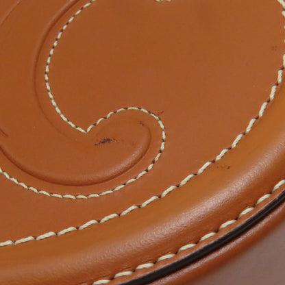 CELINE セリーヌ オーバルパース キュイル トリオンフ ショルダーバッグ カーフ レディース 中古