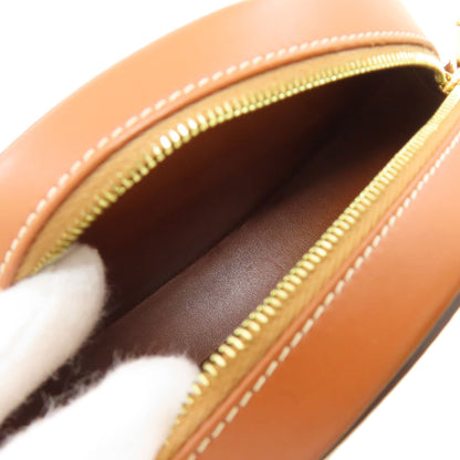 CELINE セリーヌ オーバルパース キュイル トリオンフ ショルダーバッグ カーフ レディース 中古