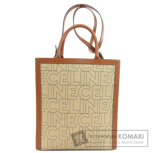 CELINE セリーヌ バーティカルカバ 2WAY トートバッグ キャンバス レディース 中古