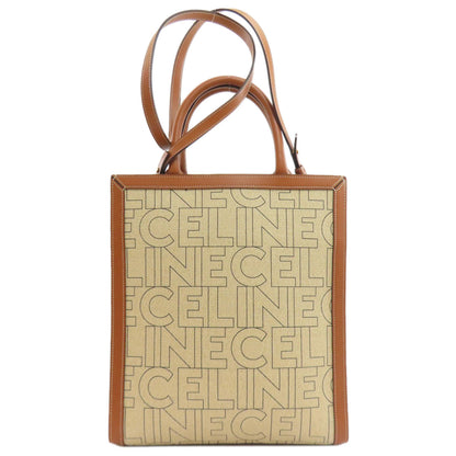 CELINE セリーヌ バーティカルカバ 2WAY トートバッグ キャンバス レディース 中古