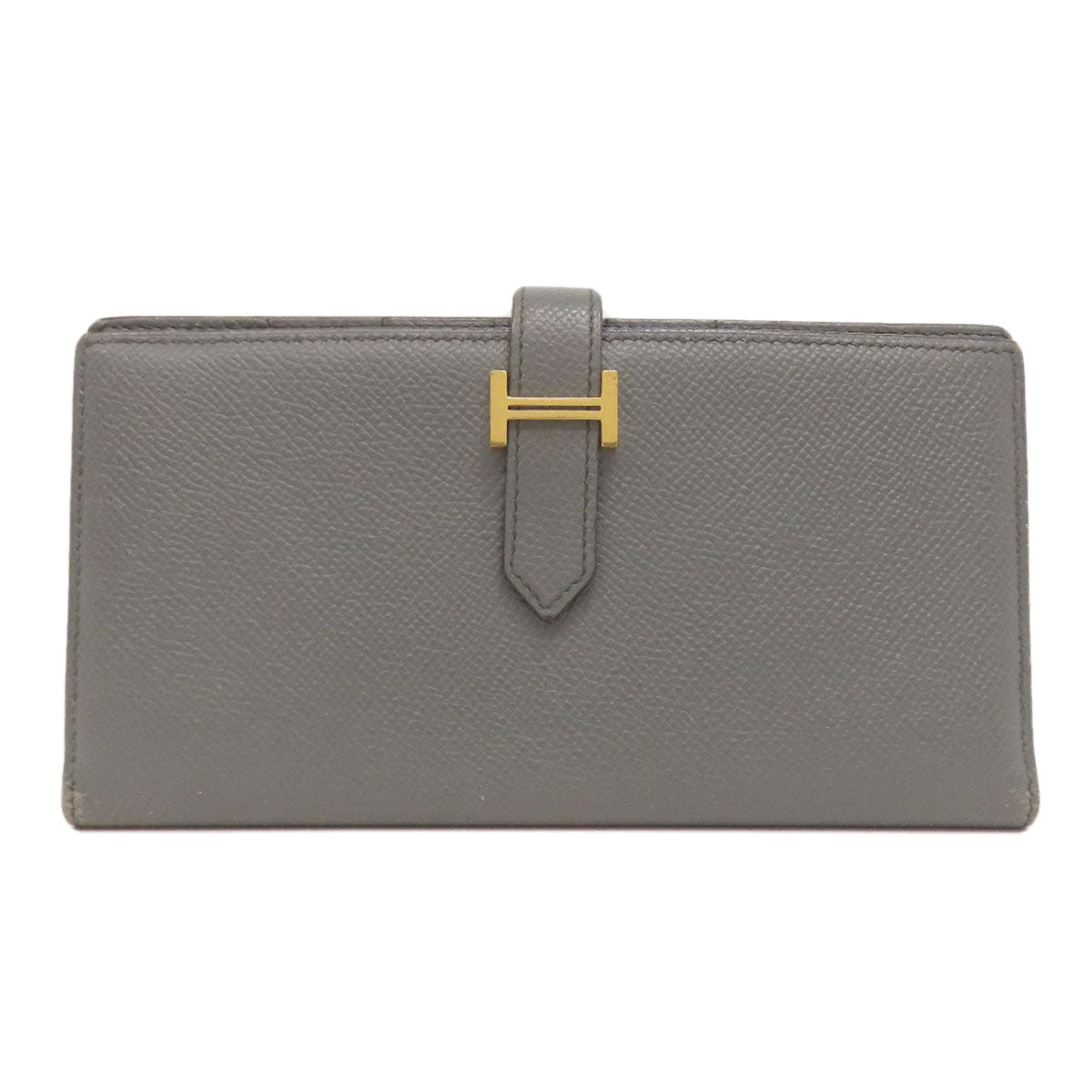 HERMES エルメス ベアンスフレ ゴールド金具 長財布（小銭入れあり） エプソン レディース 中古