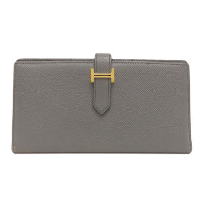 HERMES エルメス ベアンスフレ ゴールド金具 長財布（小銭入れあり） エプソン レディース 中古