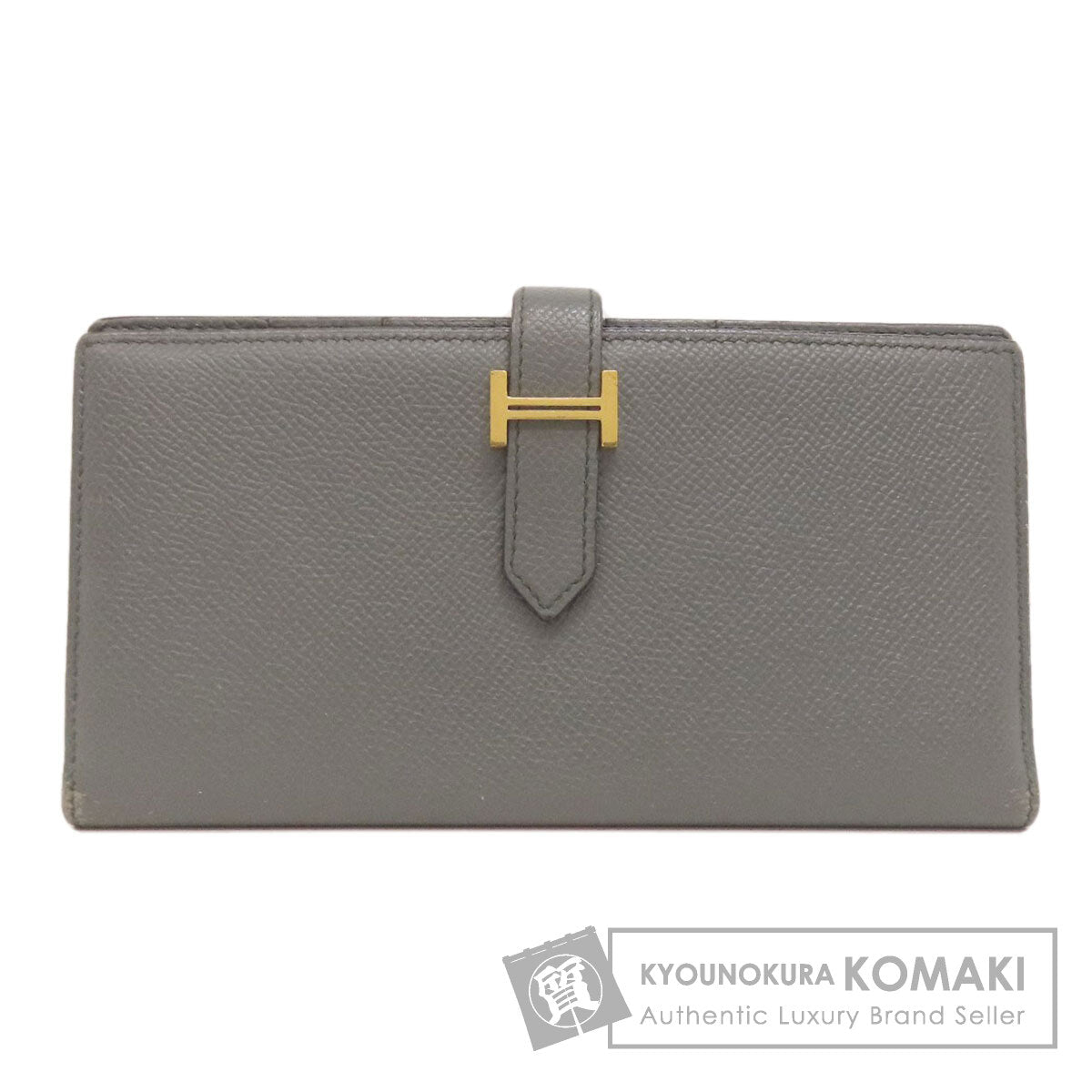 HERMES エルメス ベアンスフレ ゴールド金具 長財布（小銭入れあり） エプソン レディース 中古