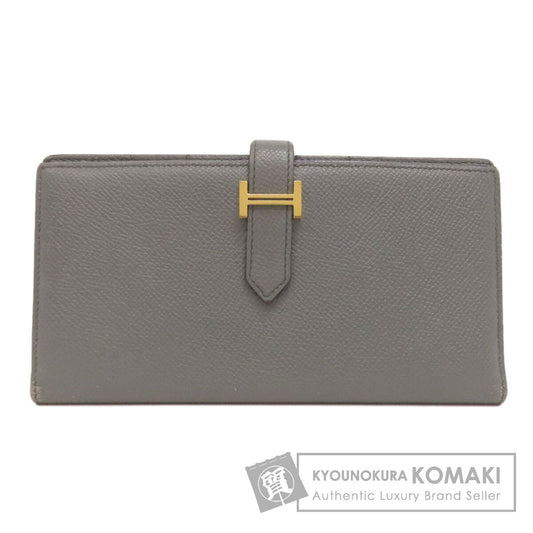 HERMES エルメス ベアンスフレ ゴールド金具 長財布（小銭入れあり） エプソン レディース 中古