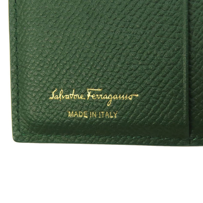 Salvatore Ferragamo サルヴァトーレフェラガモ ガンチーニ金具 二つ折り財布（小銭入れあり） レザー レディース 中古