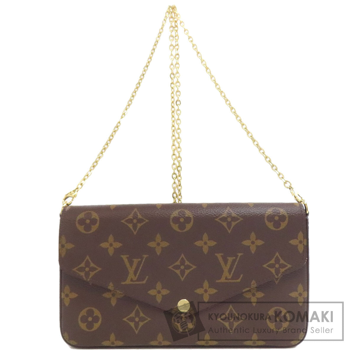 LOUIS VUITTON ルイヴィトン M81896 ポシェット・フェリシー ショルダーバッグ モノグラムキャンバス レディース 中古