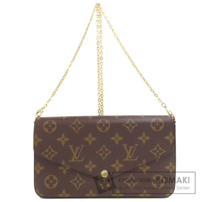 LOUIS VUITTON ルイヴィトン M81896 ポシェット・フェリシー ショルダーバッグ モノグラムキャンバス レディース 中古