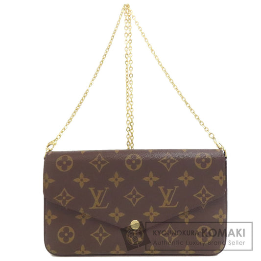 LOUIS VUITTON ルイヴィトン M81896 ポシェット・フェリシー ショルダーバッグ モノグラムキャンバス レディース 中古