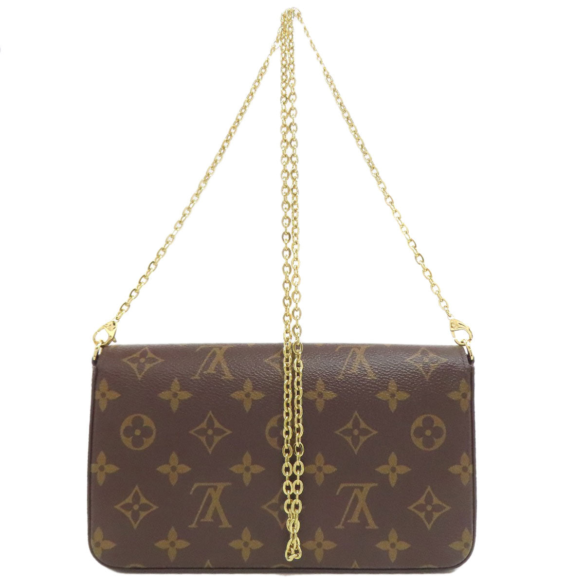 LOUIS VUITTON ルイヴィトン M81896 ポシェット・フェリシー ショルダーバッグ モノグラムキャンバス レディース 中古