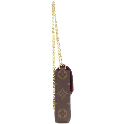 LOUIS VUITTON ルイヴィトン M81896 ポシェット・フェリシー ショルダーバッグ モノグラムキャンバス レディース 中古