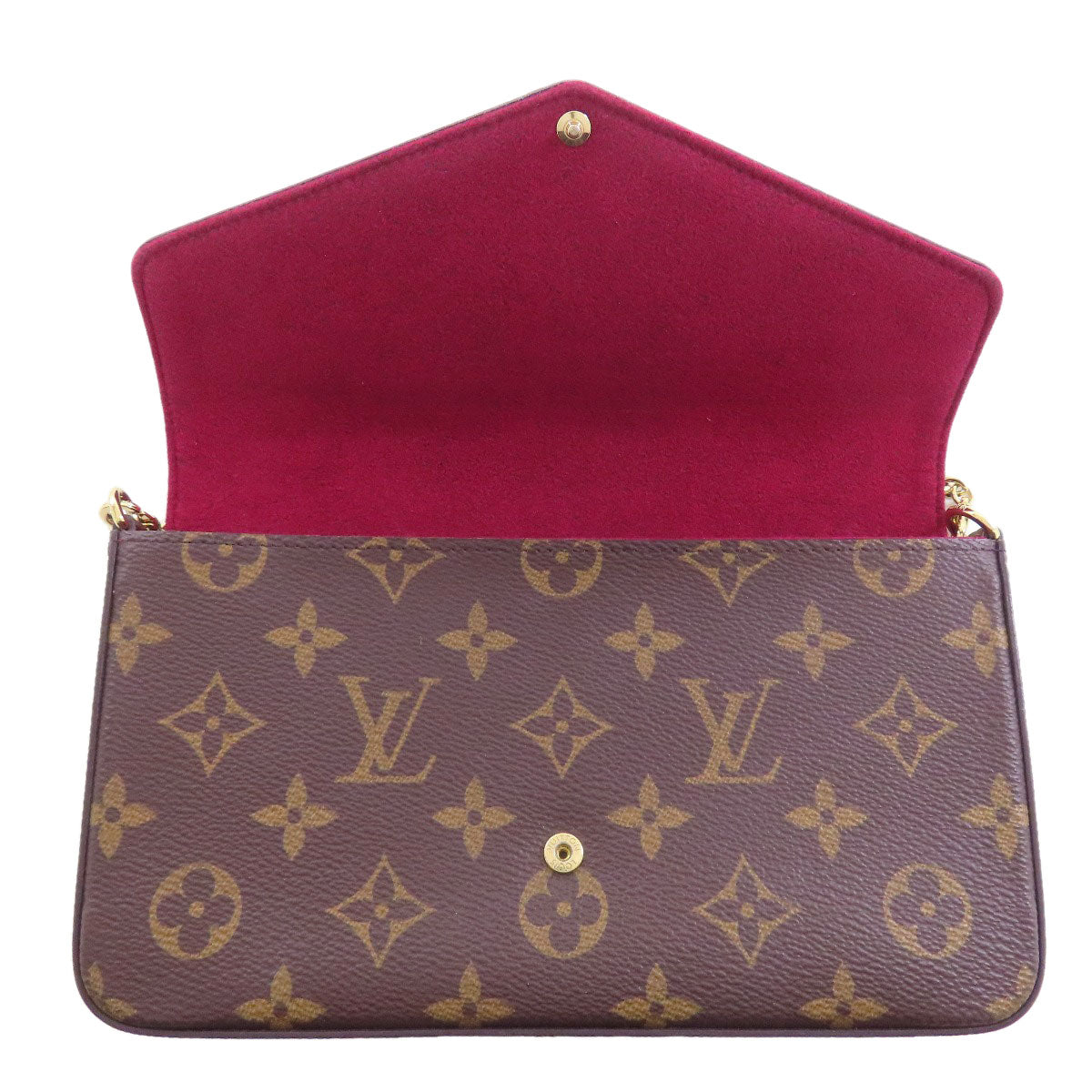 LOUIS VUITTON ルイヴィトン M81896 ポシェット・フェリシー ショルダーバッグ モノグラムキャンバス レディース 中古