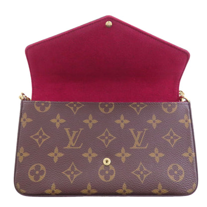 LOUIS VUITTON ルイヴィトン M81896 ポシェット・フェリシー ショルダーバッグ モノグラムキャンバス レディース 中古