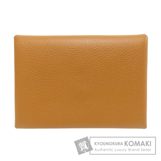 HERMES エルメス カルヴィデュオ シルバー金具 コインケース エバーカラー レディース 中古