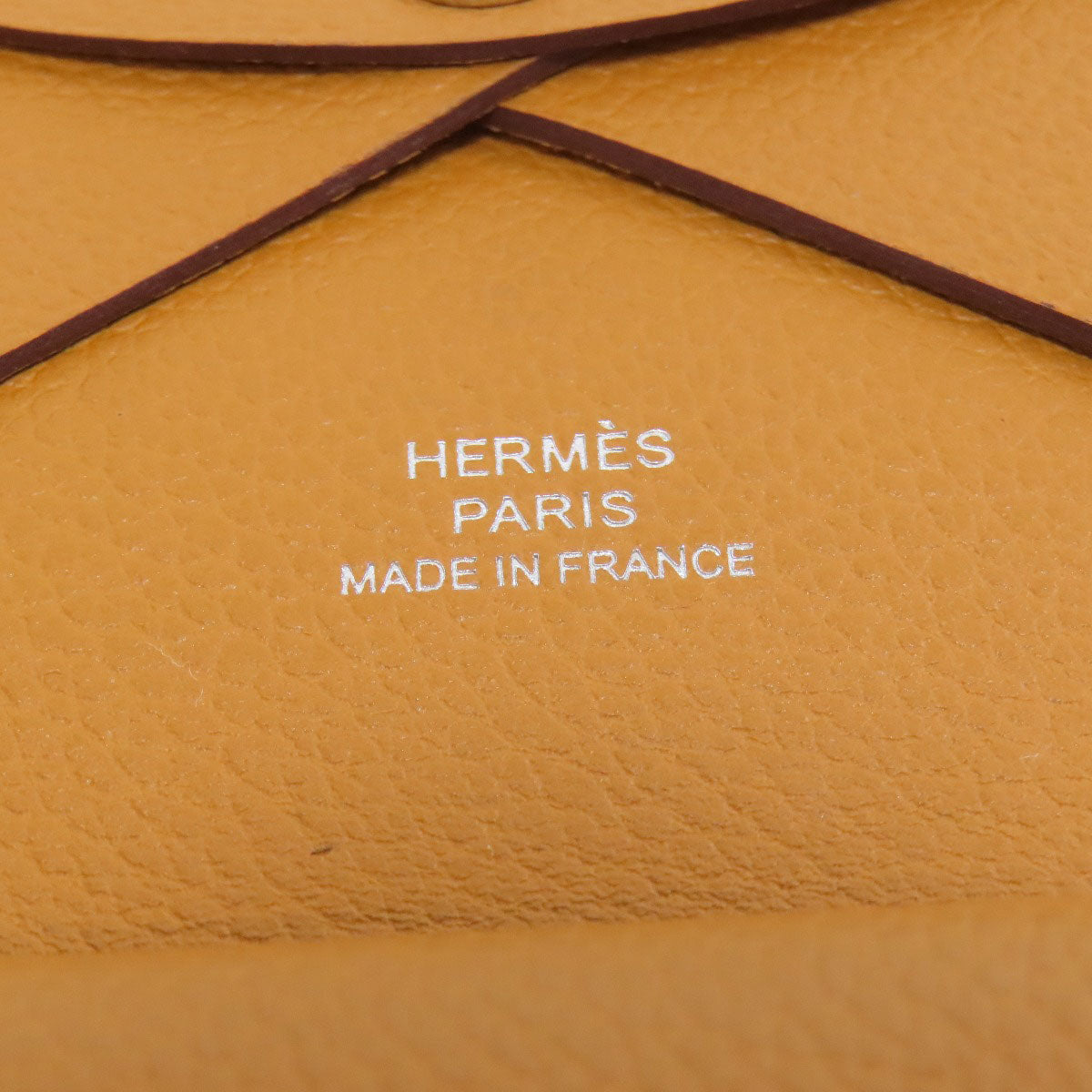 HERMES エルメス カルヴィデュオ シルバー金具 コインケース エバーカラー レディース 中古
