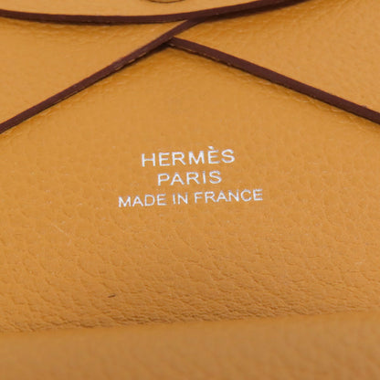 HERMES エルメス カルヴィデュオ シルバー金具 コインケース エバーカラー レディース 中古