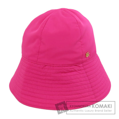 GUCCI グッチ 729470 バケットハット ダブルG 帽子 ナイロン レディース 中古