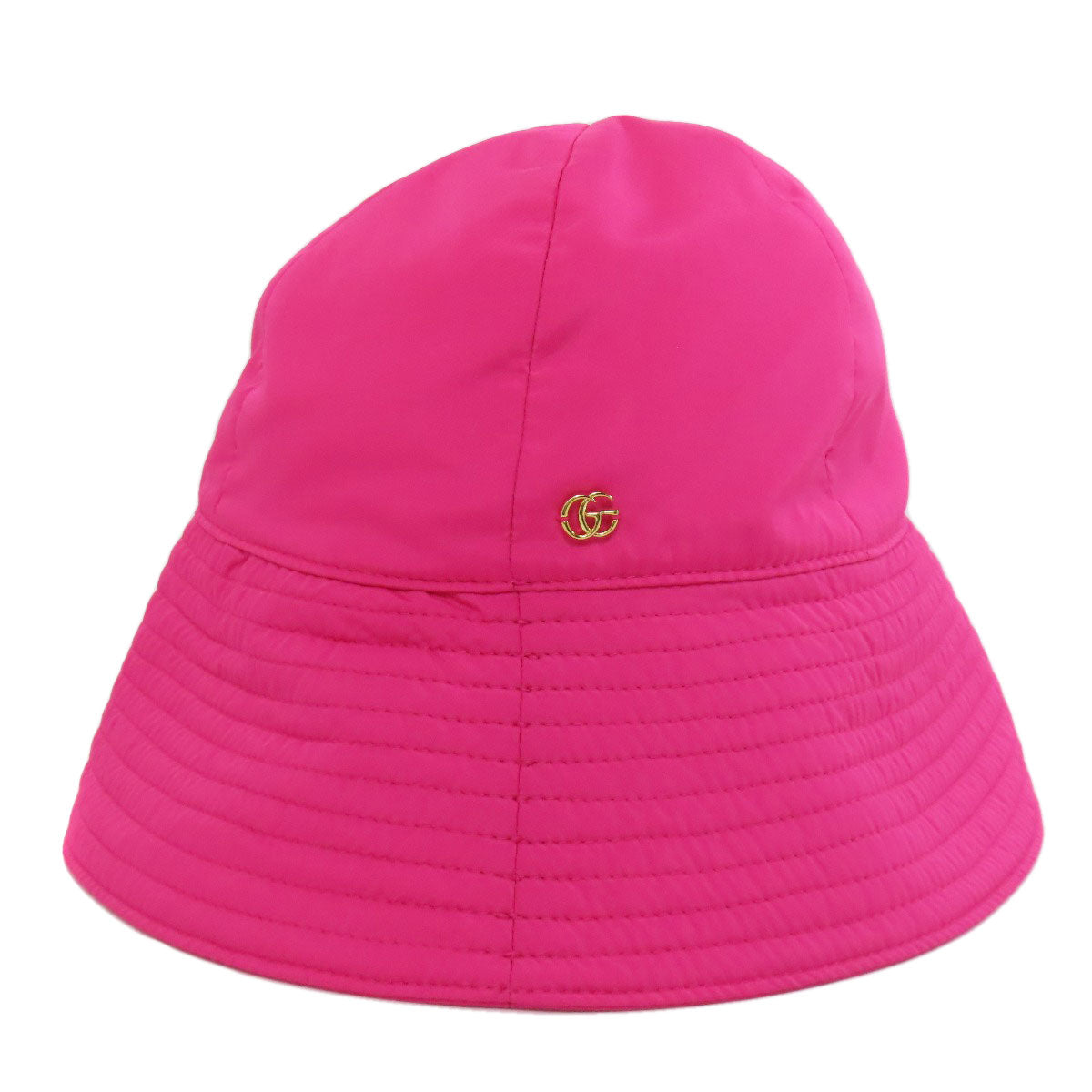 GUCCI グッチ 729470 バケットハット ダブルG 帽子 ナイロン レディース 中古