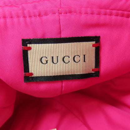 GUCCI グッチ 729470 バケットハット ダブルG 帽子 ナイロン レディース 中古