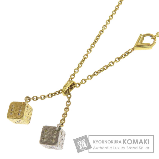 LOUIS VUITTON ルイヴィトン M62804 ラッキーグラム ネックレス GP レディース 中古