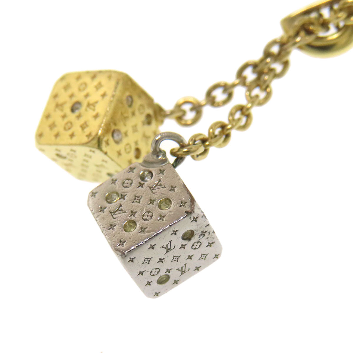 LOUIS VUITTON ルイヴィトン M62804 ラッキーグラム ネックレス GP レディース 中古